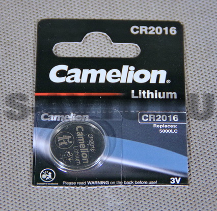 Батарейка 2016 CAMELION (для пульта сигнализации, блистер 1шт)