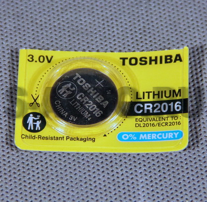 Батарейка 2016 TOSHIBA (для пульта сигнализации, блистер 1шт)