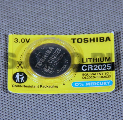 Батарейка 2025 TOSHIBA (для пульта сигнализации, блистер 1шт)