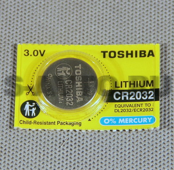 Батарейка 2032 TOSHIBA (для пульта сигнализации, блистер 1шт)