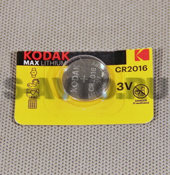 Батарейка 2016 KODAK (для пульта сигнализации, блистер 1шт)