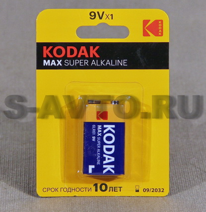 Батарейка 6LR61 KODAK 1BL MAX Super Alkaline