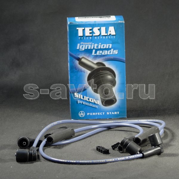 Провода высоковольтные ВАЗ 2108-10 TESLA (8-и кл. инжектор, 100% силикон)