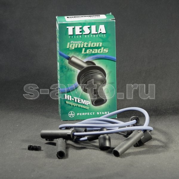 Провода высоковольтные ВАЗ 2108-10 TESLA (8-и кл. инжектор, 70% силикон)