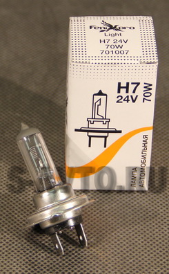 Лампа 24В H7 70 Вт 