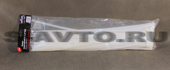 Хомуты пластмассовые для жгутов белые 500 мм (упаковка 100 шт)