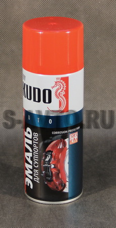 Эмаль-спрей для суппортов KUDO (красная) 520 мл