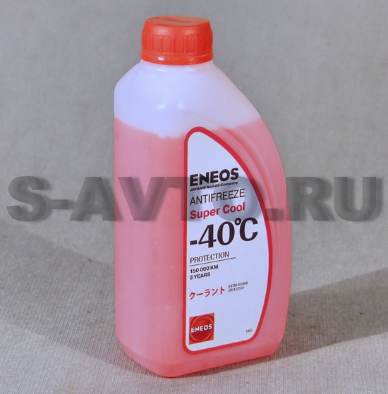 Антифриз красный Eneos -40°C 1л