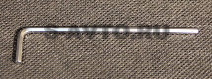Ключ угловой шестигранник 3 мм, размер 95х25 мм 