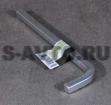 Ключ угловой четырехгранный 10 мм, размер 175х50 мм 