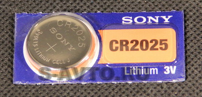 Батарейка 2025 SONY (для пульта сигнализации, 1шт)