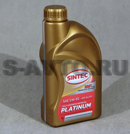 SINTEC PLATINUM SL/CF 5W-30 синт. 1л