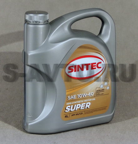 SINTEC SUPER SG/CD 10W-40 п/с 4л