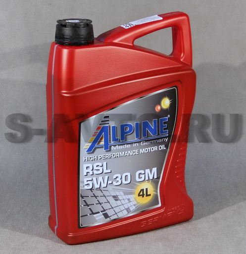 ALPINE RSL 5W-30 GM синт. 4 л