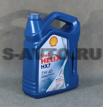 Shell Helix HX7 5W-40 п/с 4л