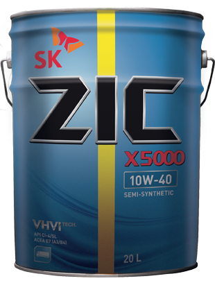 ZIC X5000 10W-40 п/с 20л