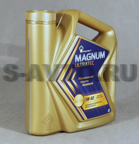 РОСНЕФТЬ Magnum Ultratec 5W-40 синт. 4л