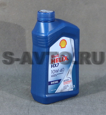 SHELL Helix HX7 Diesel 10W-40 п/с 1л
