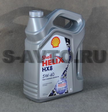 Shell Helix HX8 5W-40 синт. 4л